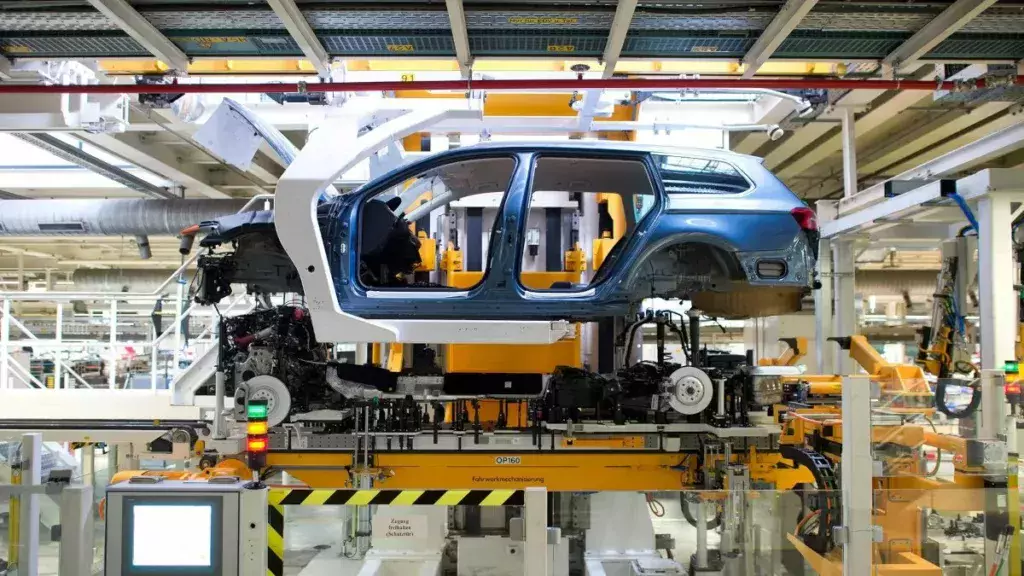 Volkswagen -Passat-produkcja w fabryce w Emden