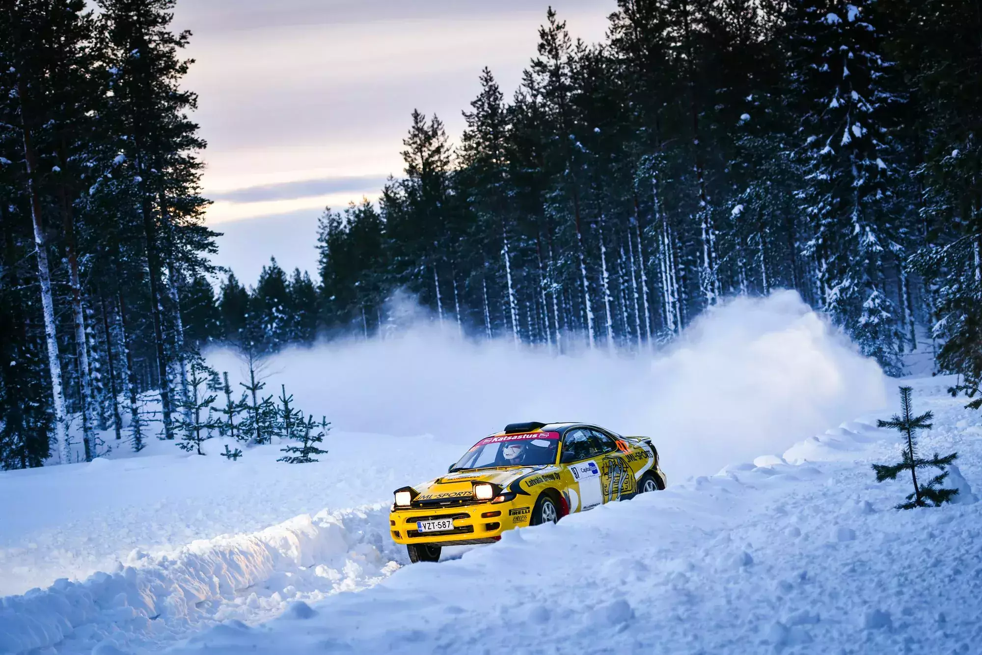 Jari-Matti Latvala / Juho Hannien / Toyota Celica Turbo 4WD ST185 / Rajd Arktyczny 2024