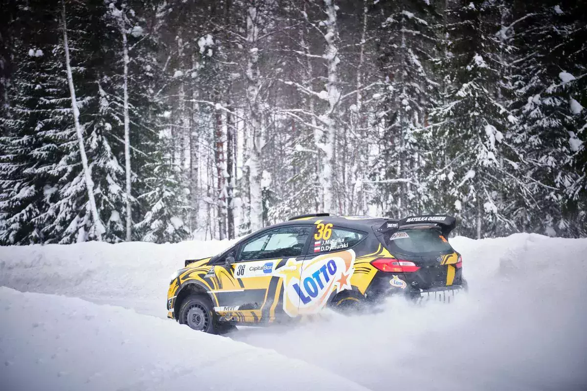 lotto matulka rally team jakub matulka daniel dymurski rajd szwecji junior wrc