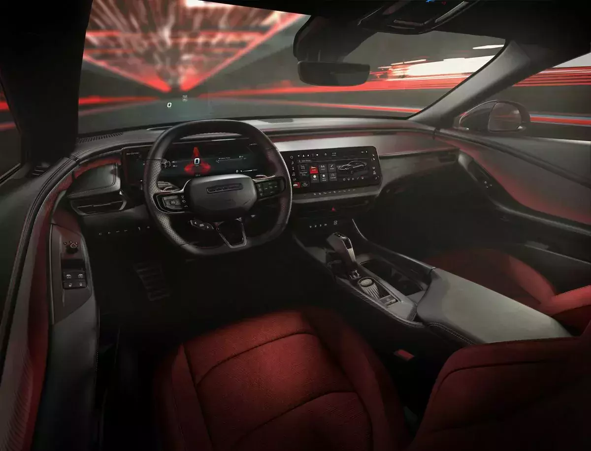 Dodge Charger 2024_ EV wnętrze