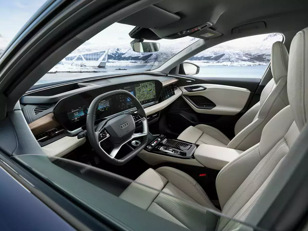 audi q6 etron wnetrze