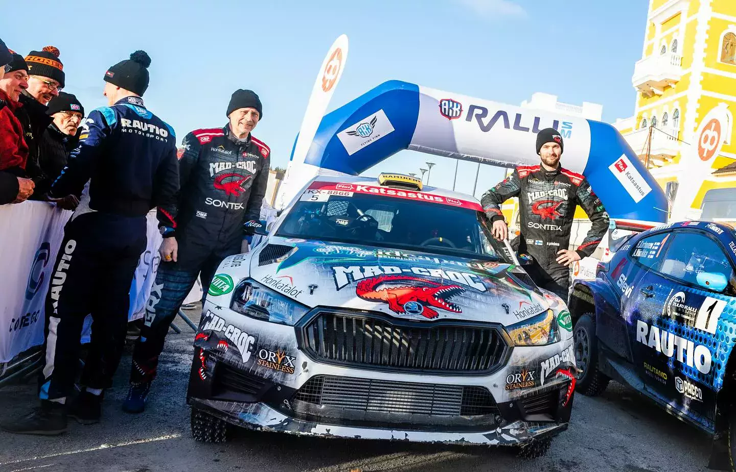 Niclas Gronholm / Timo Rautiainen / Skoda Fabia RS Rally2 / Tuuri Ralli