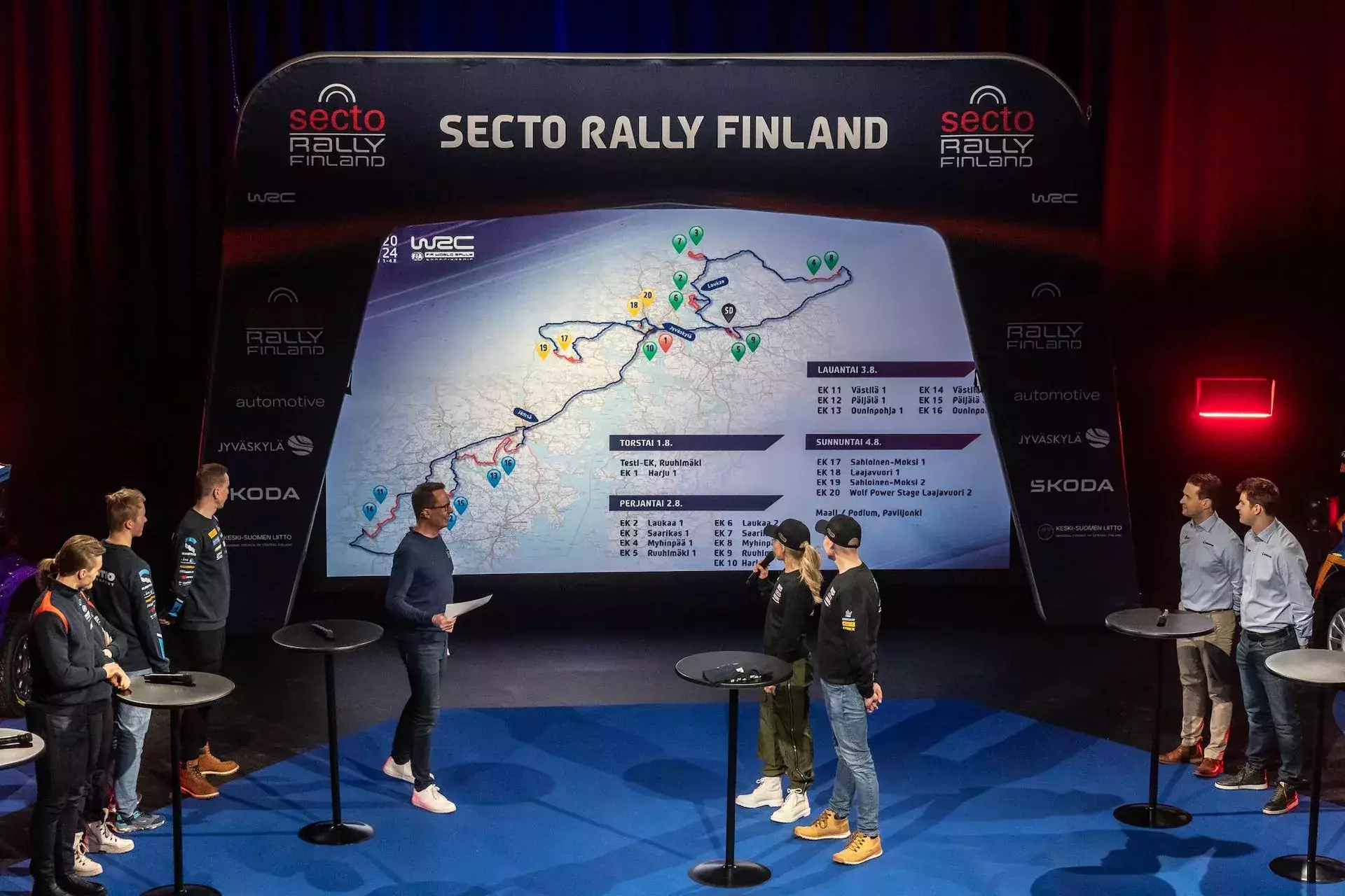 Prezentacja trasy Rajdu Finlandii 2024 / WRC