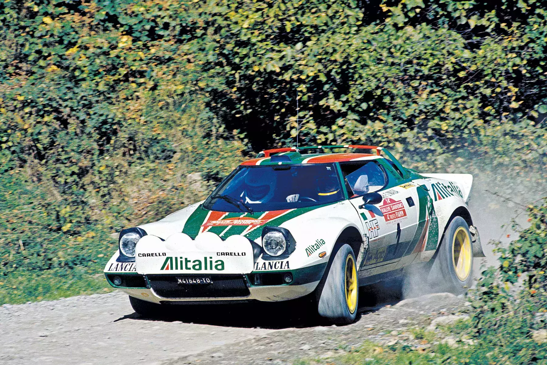 Sandro Munari / Silvio Maiga / Lancia Stratos HF / Rajd San Remo 1976 / WRC