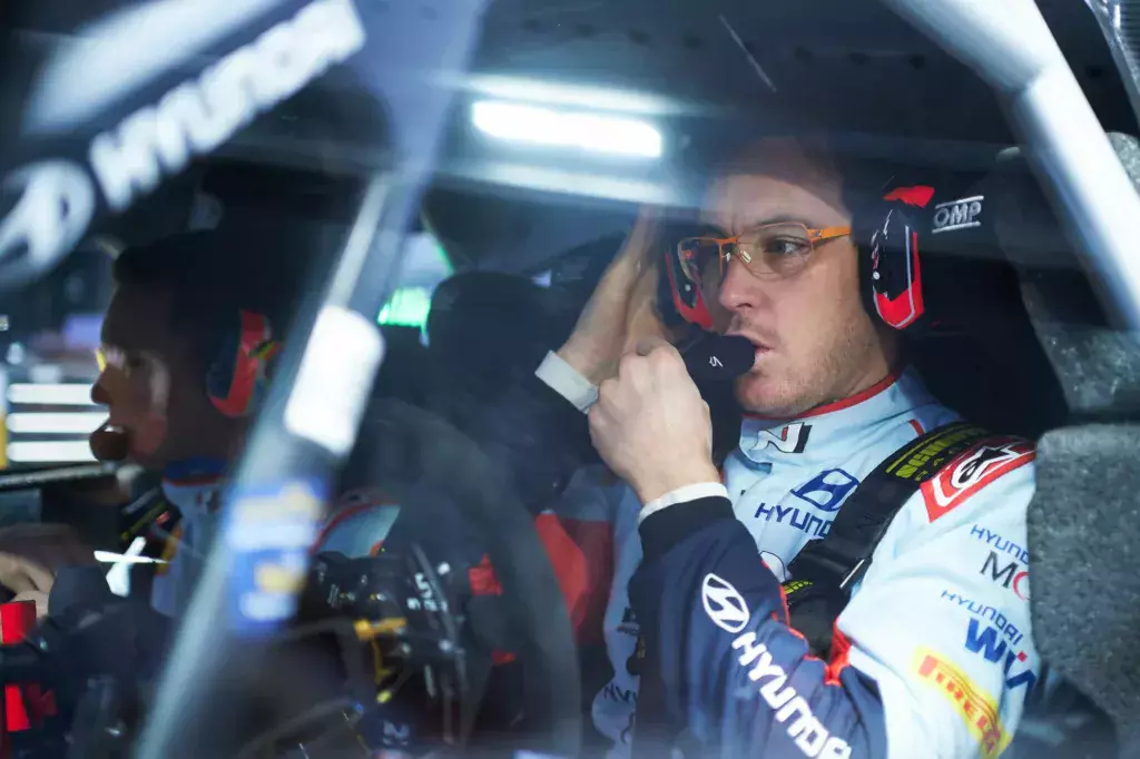 Thierry Neuville / Rajd Szwecji 2024 / lider Hyundaia w WRC