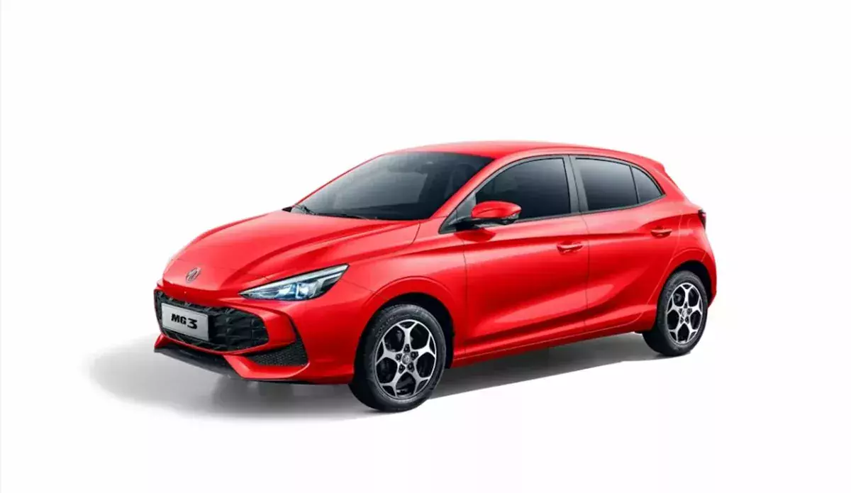 MG3 hybrid w kolorze Flare Red