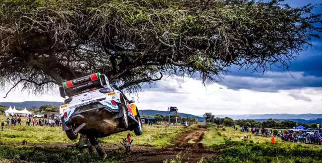 Adrien Fourmaux / Alex Coria / Rajd Safari 2024 / WRC / Ford Puma Rally1 / wyczynowy miejski SUV