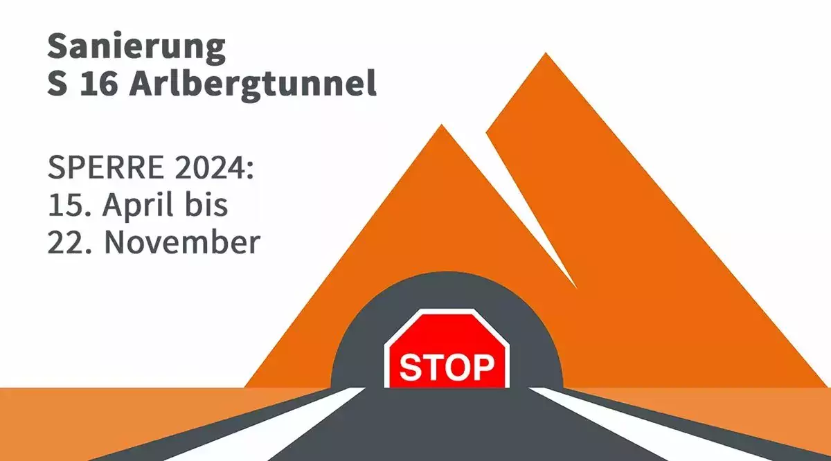 Tunel Arlberg zamknięto do 24 listopada