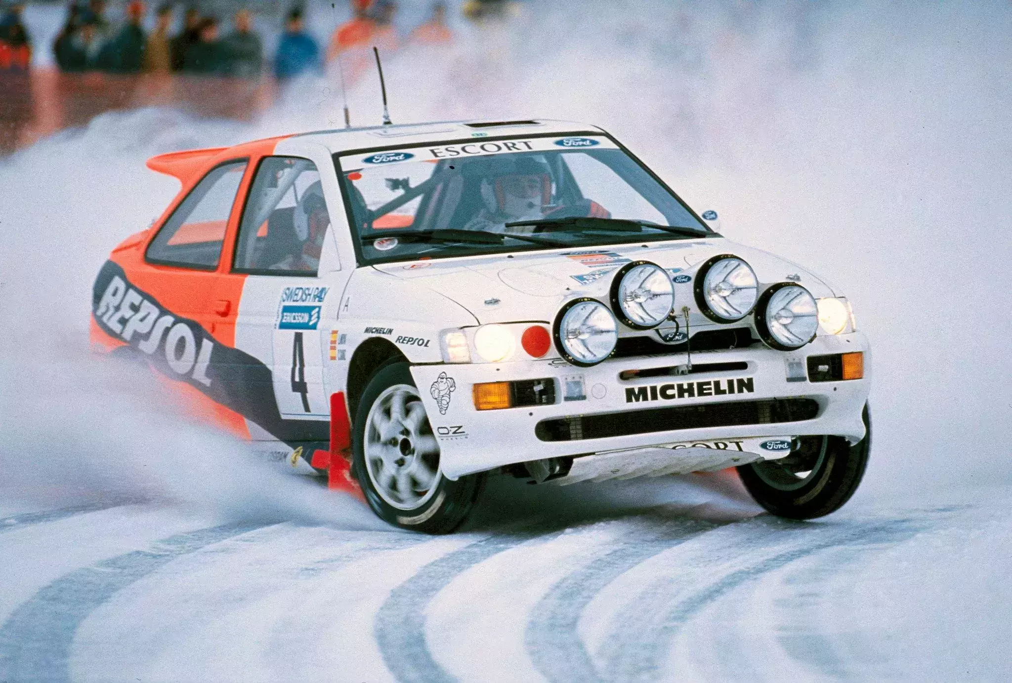 Carlos Sainz / Luis Moya / Ford Escort RS Cosworth gr. A / Rajd Szwedzki 1996 / WRC