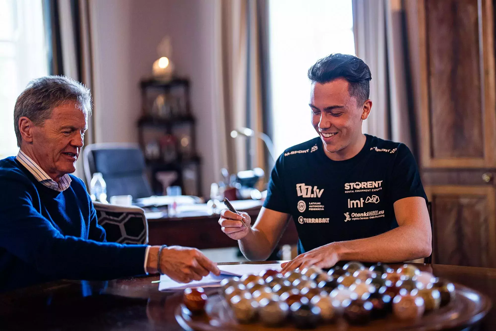 Malcolm Wilson i Martins Sesks