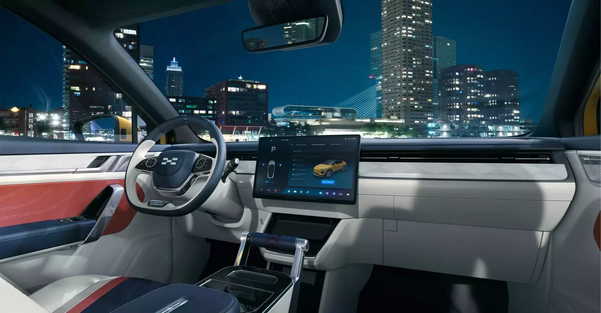 SUV EV Aiways U6 wnętrze