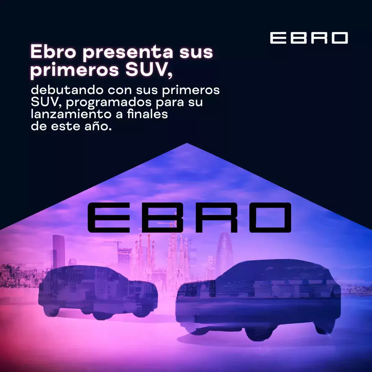 modele SUV Ebro debiutują 22 maja