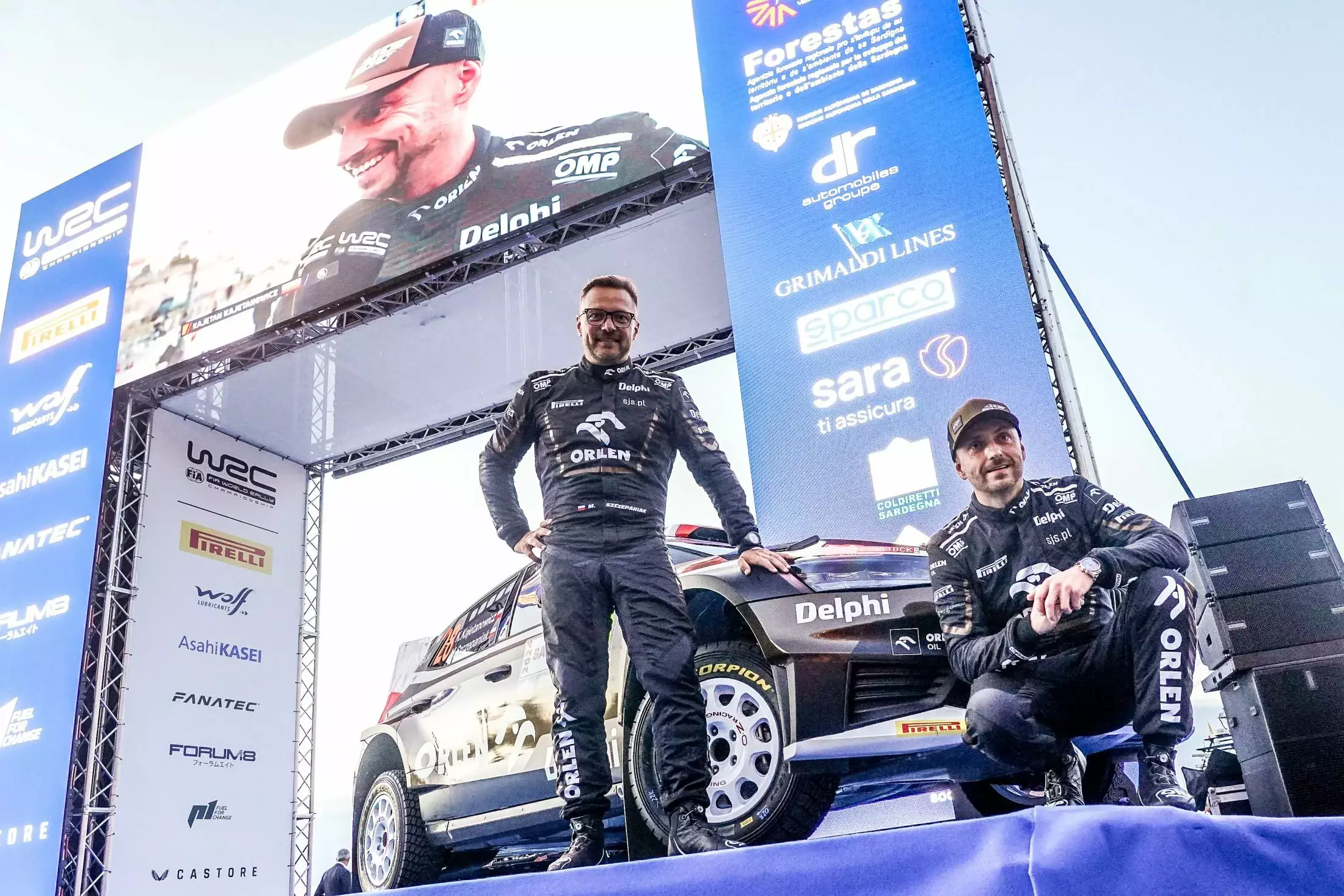 Kajetan Kajetanowicz Maciej Szczepaniak ORLEN Rally Team Rajd Sardynii WRC