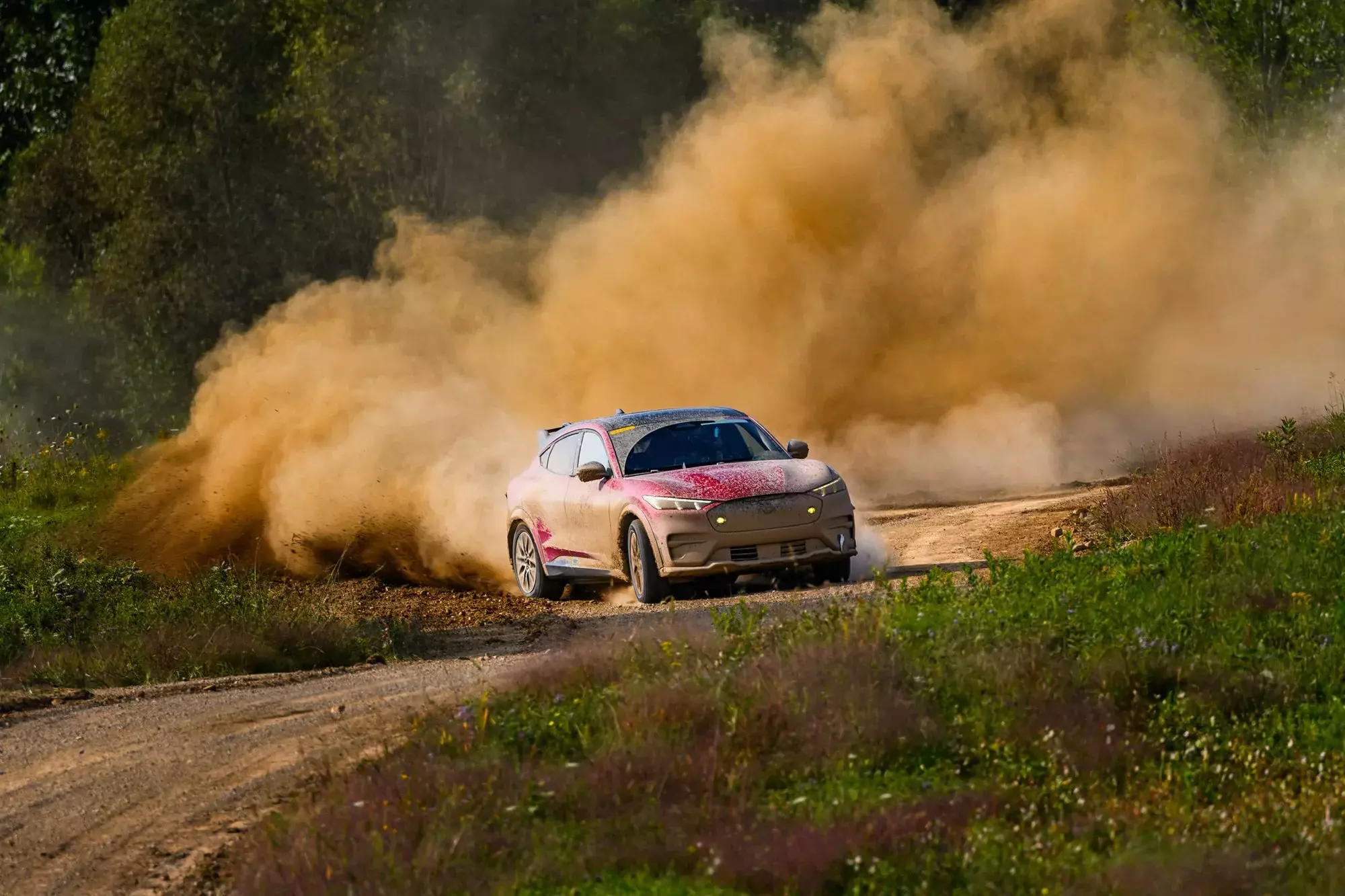 Ford Mustang Mach-E Rally / testy / Michigan Proving Grounds