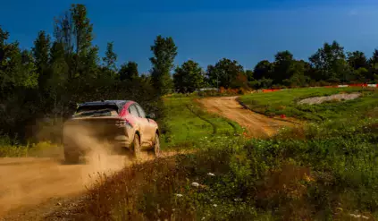 Ford Mustang Mach-E Rally / testy nowego SUV-a / Michigan Proving Grounds