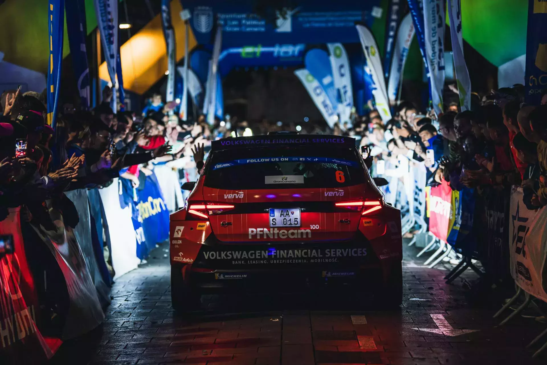 Miko Marczyk Szymon Gospodarczyk ORLEN Team Rajd Wysp Kanaryjskich ERC