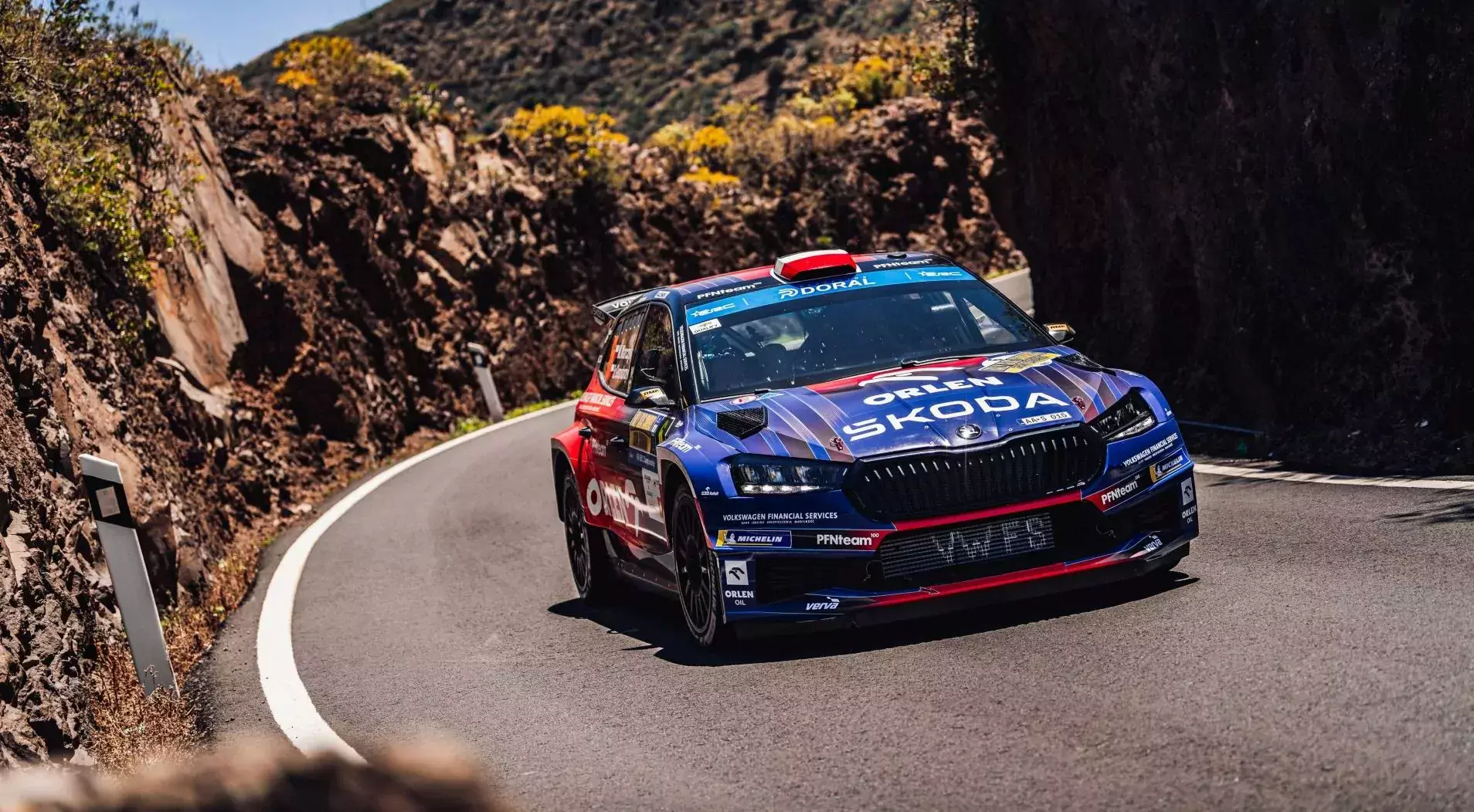 Rajd Wysp Kanaryjskich Miko Marczyk Szymon Gospodarczyk ORLEN Team ERC