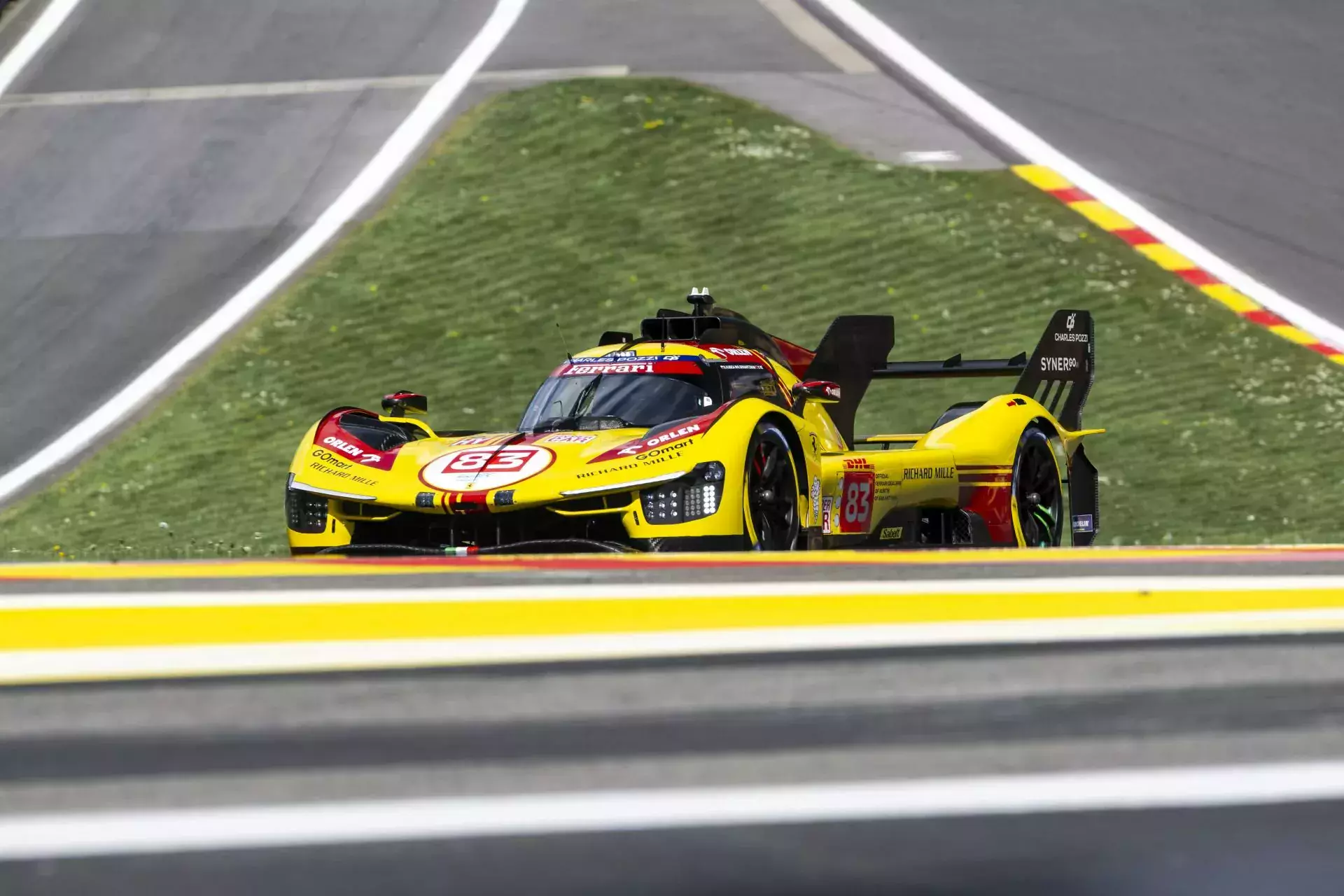 Robert Kubica WEC Ferrari AF Corse ORLEN Team Spa Francorchamps