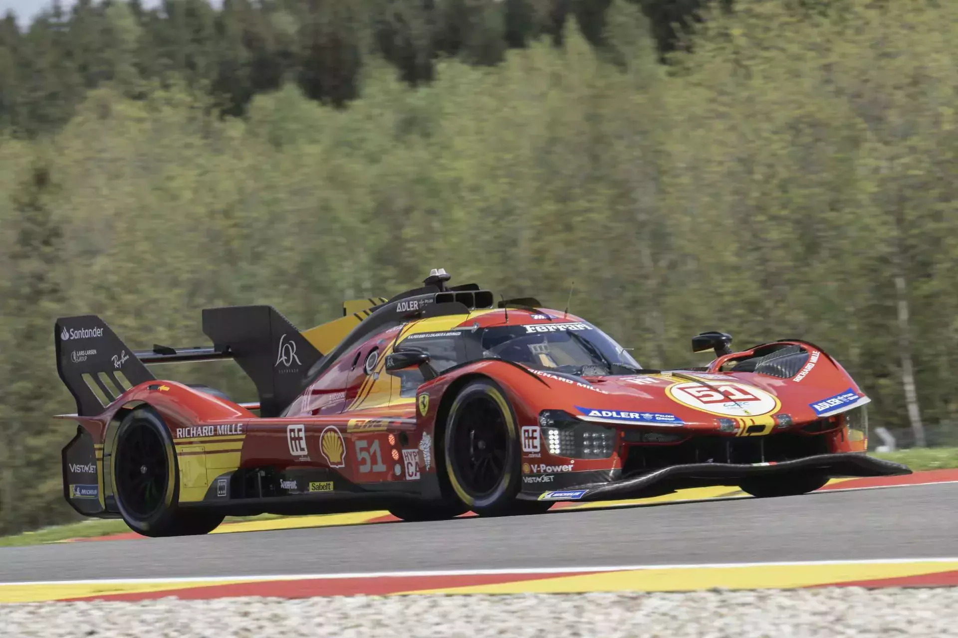 Robert Kubica WEC Ferrari AF Corse ORLEN Team Spa Francorchamps