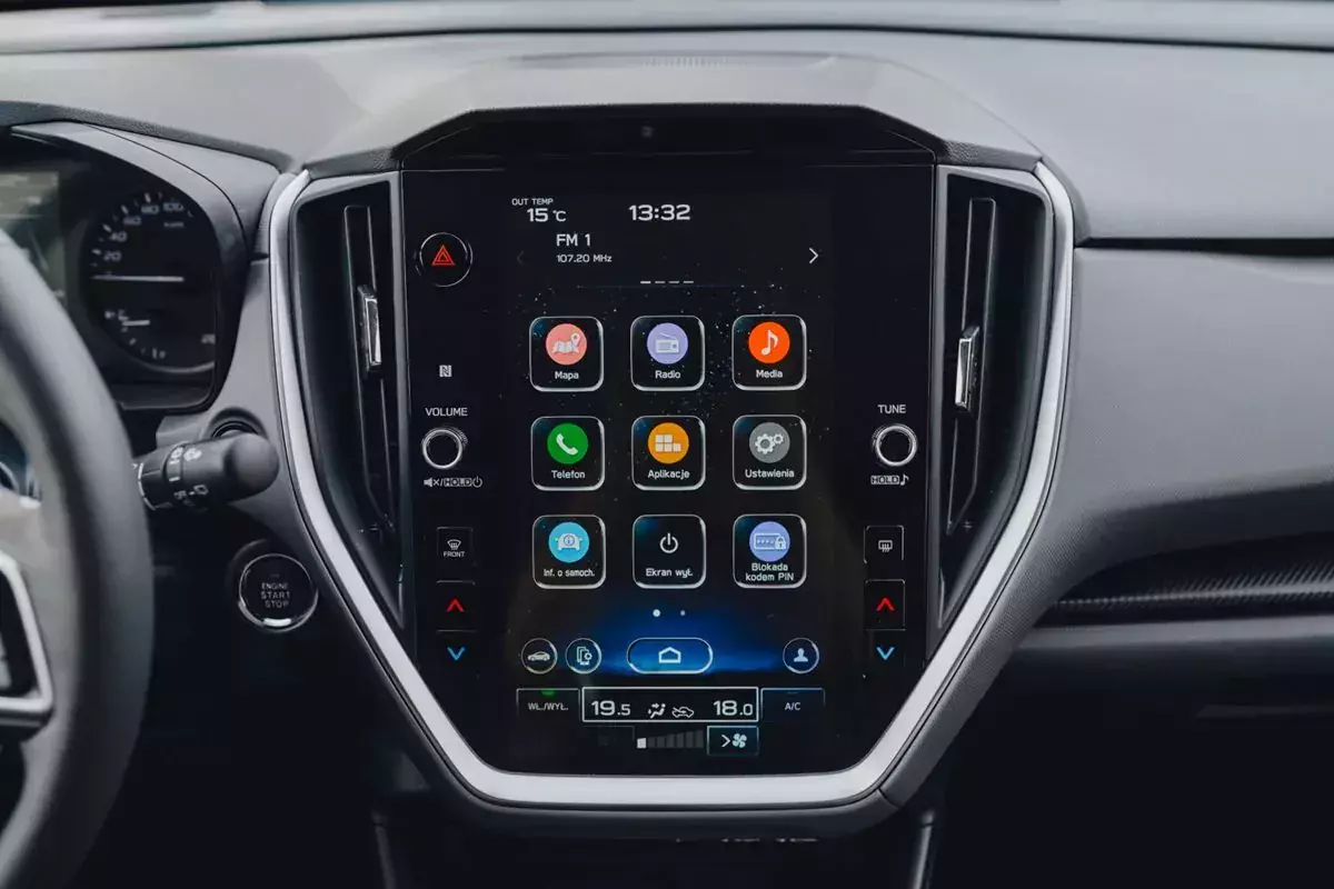 Subaru Crosstrek- wnętrze