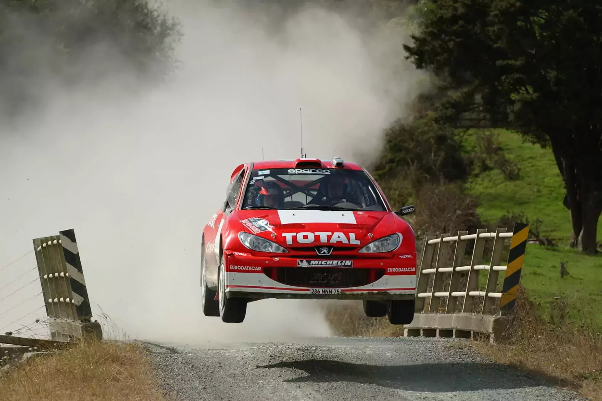 Marcus Gronholm / Peugeot 206 WRC/ Rajd Nowej Zelandii 2003