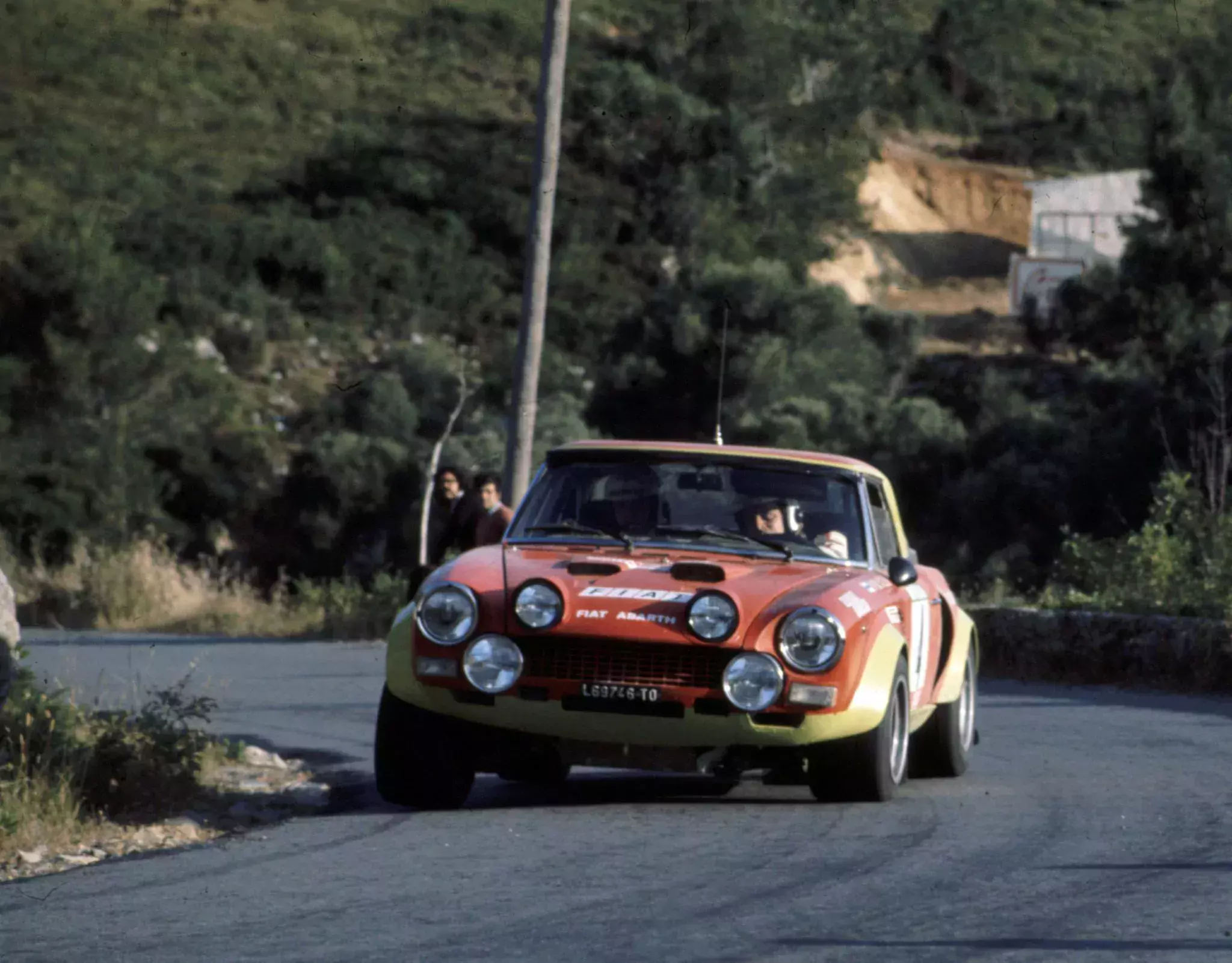 Markku Alen / Fiat 124 Abarth Rallye / Rajd Portugalii 1975 / WRC