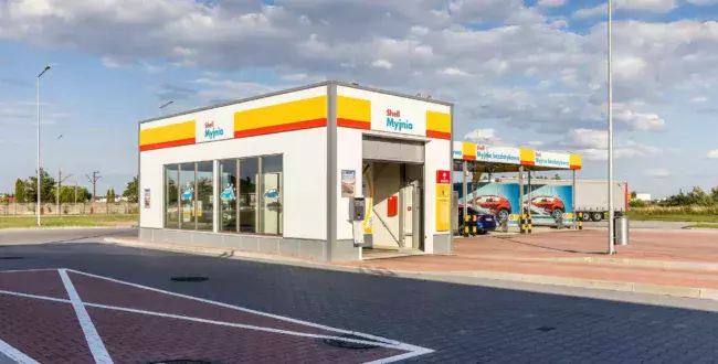 Myjnia na stacji Shell / tańsze paliwo za mycie / promocja