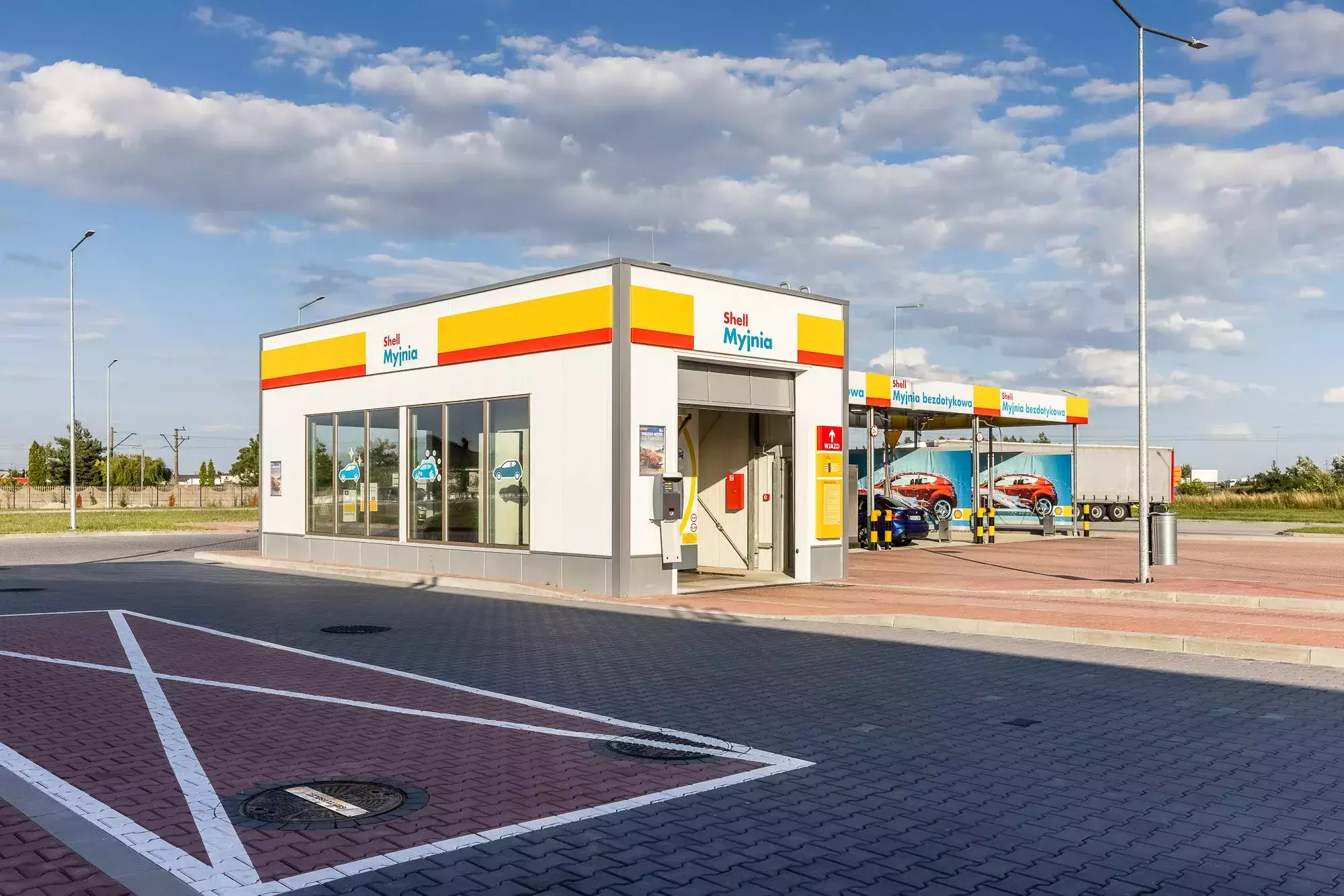 Myjnia na stacji Shell / tańsze paliwo za mycie / promocja