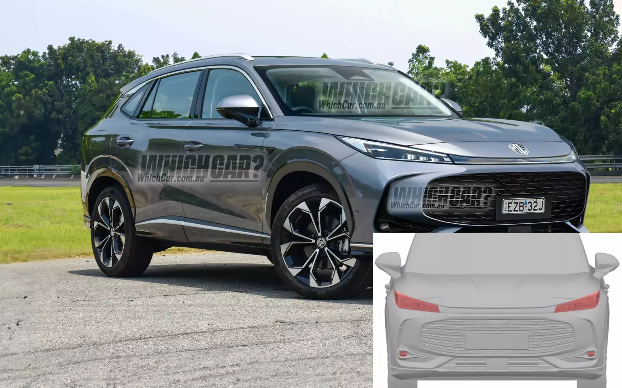 reneder suv MG HS
