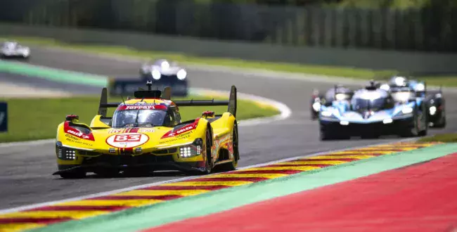 robert kubica wec spa orlen team af corse ferrari