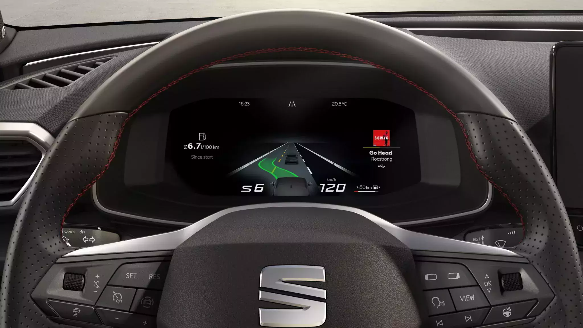 SEAT Leon / lifting 2024 / wnętrze