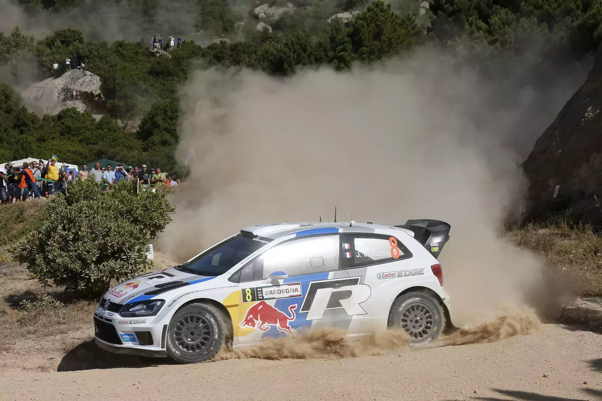 Sebastien Ogier / Volkswagen Polo R WRC / Rajd Portugalii 2013