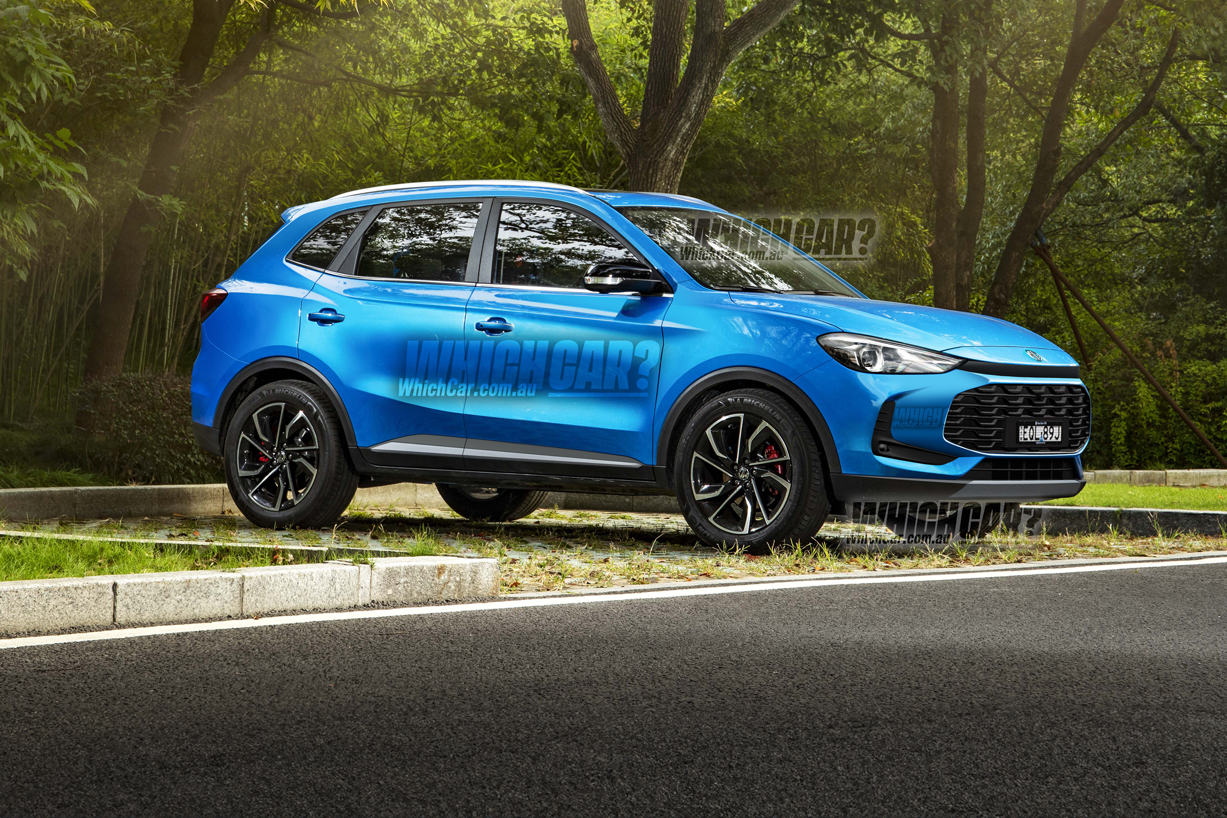 SUV MG ZS 2025 render