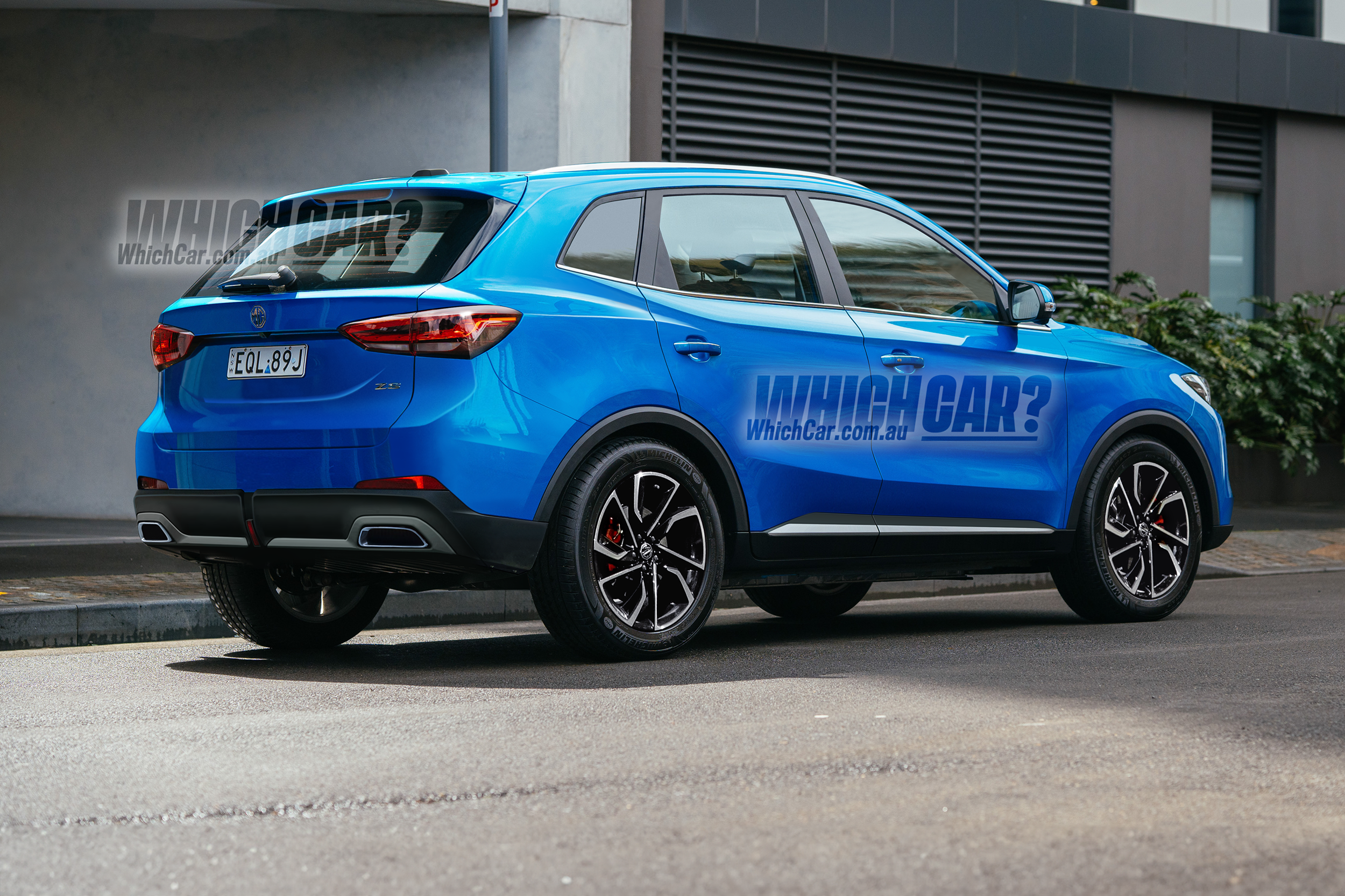 SUV MG ZS 2025 render