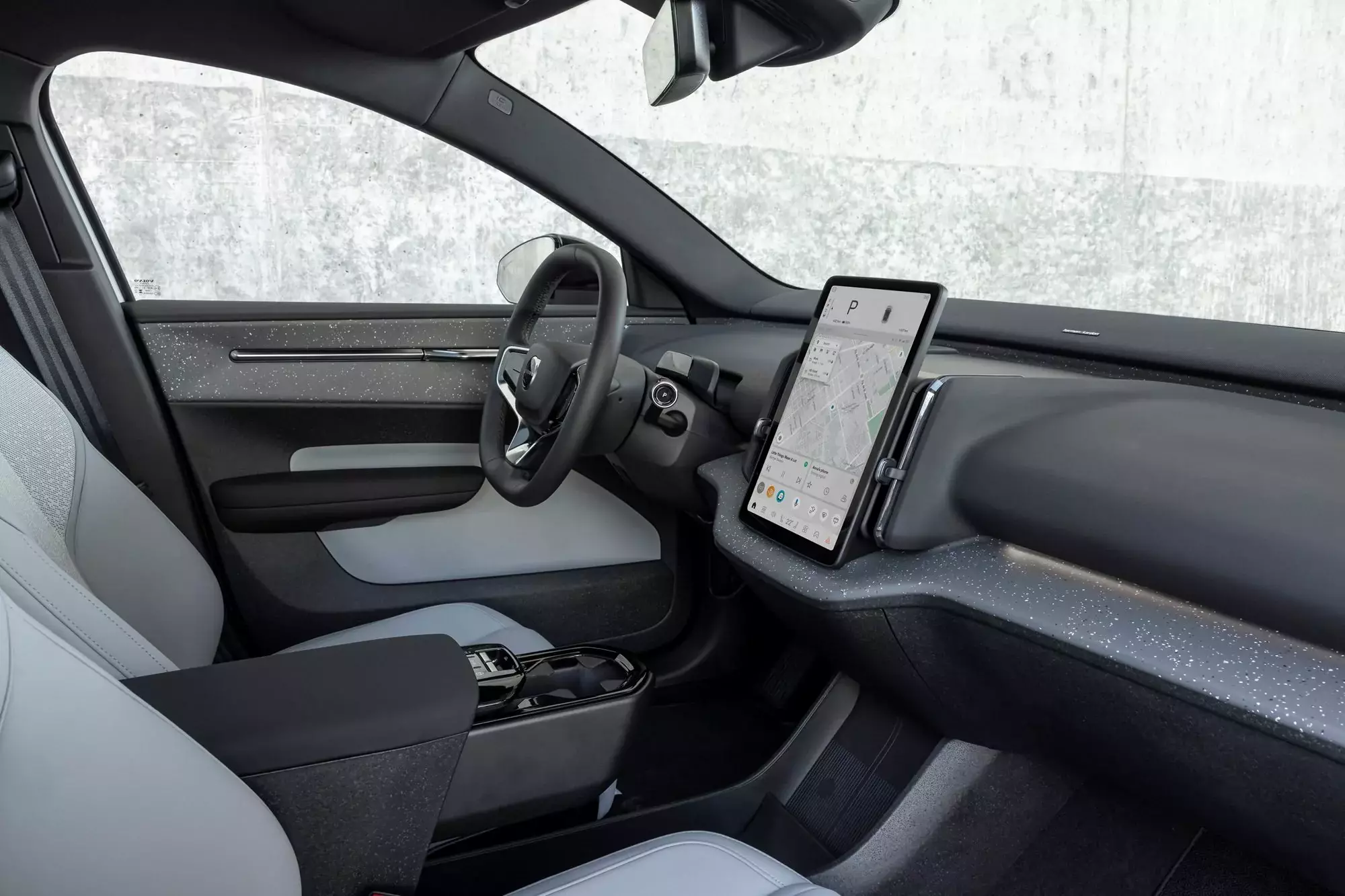 Volvo EX30 / wnętrze / Cloud Blue / miejski SUV