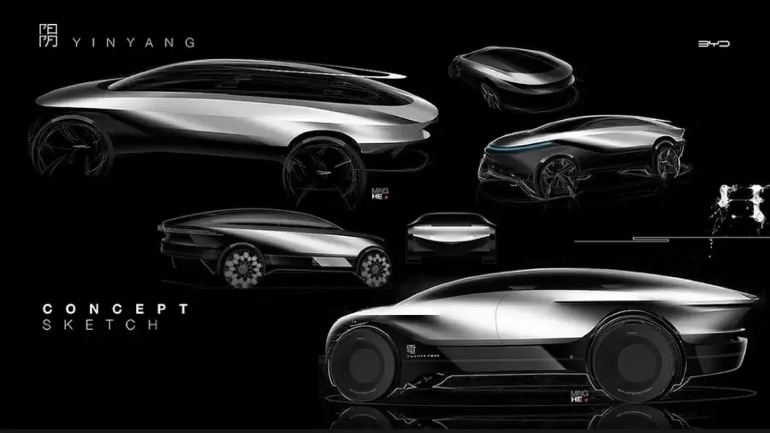 BYD rysunki koncepcyjne SUV MING
