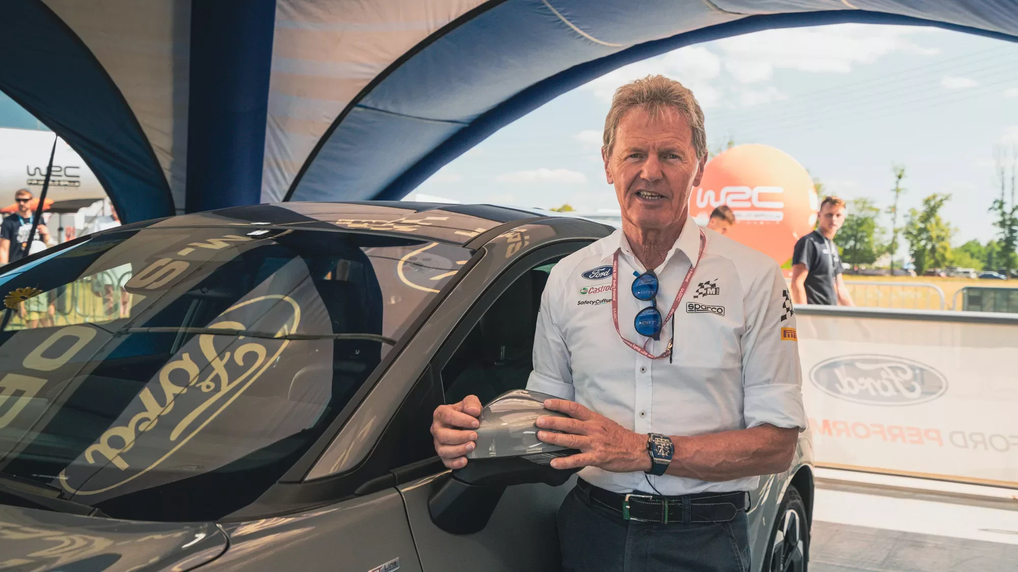 Ford Puma 2024 / Rajd Polski / WRC / Malcolm Wilson