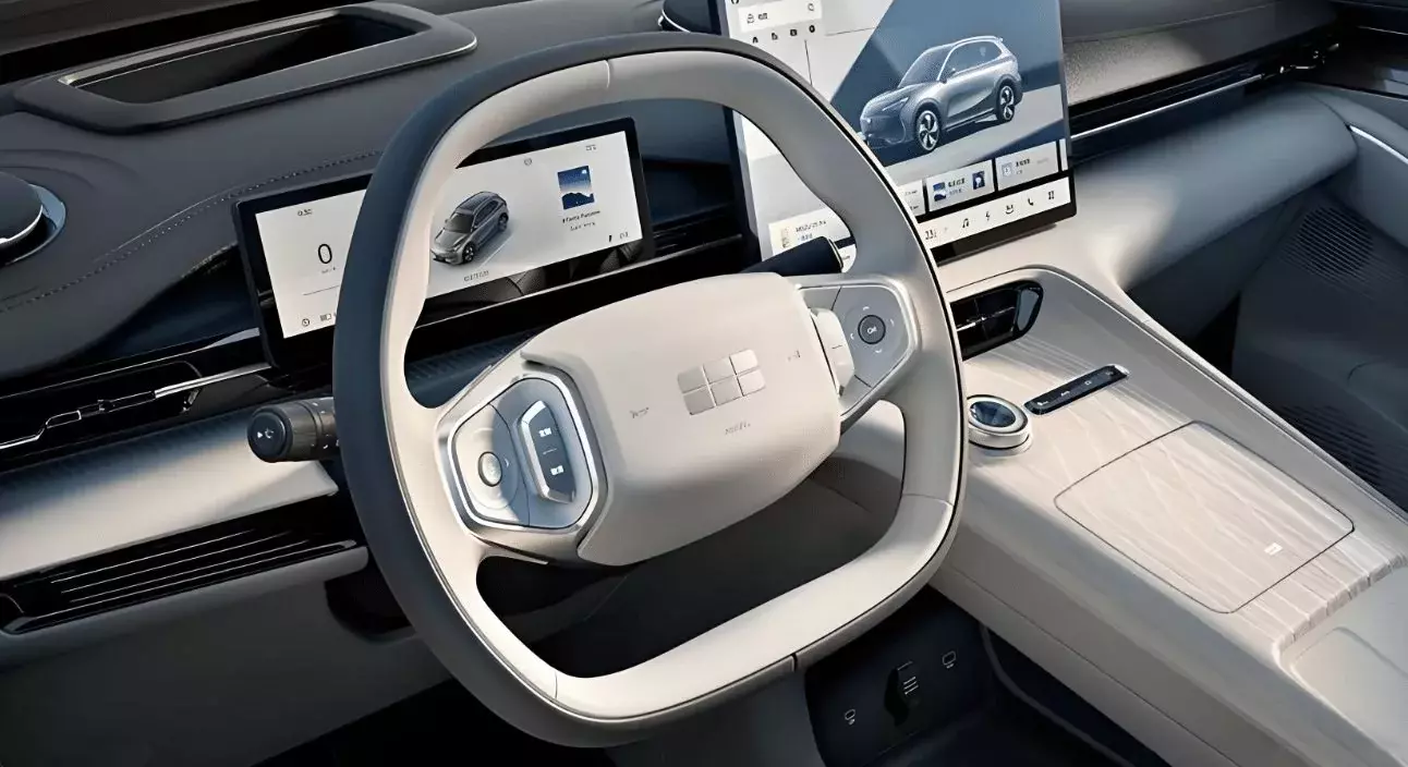 SUV Geely Galaxy E5 wnętrze