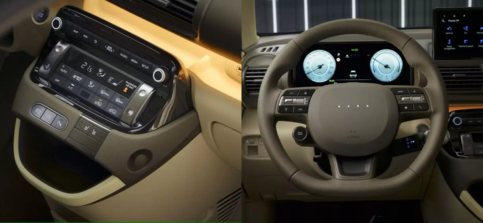 elektryczny mini SUV Hyundai Inster wnętrze