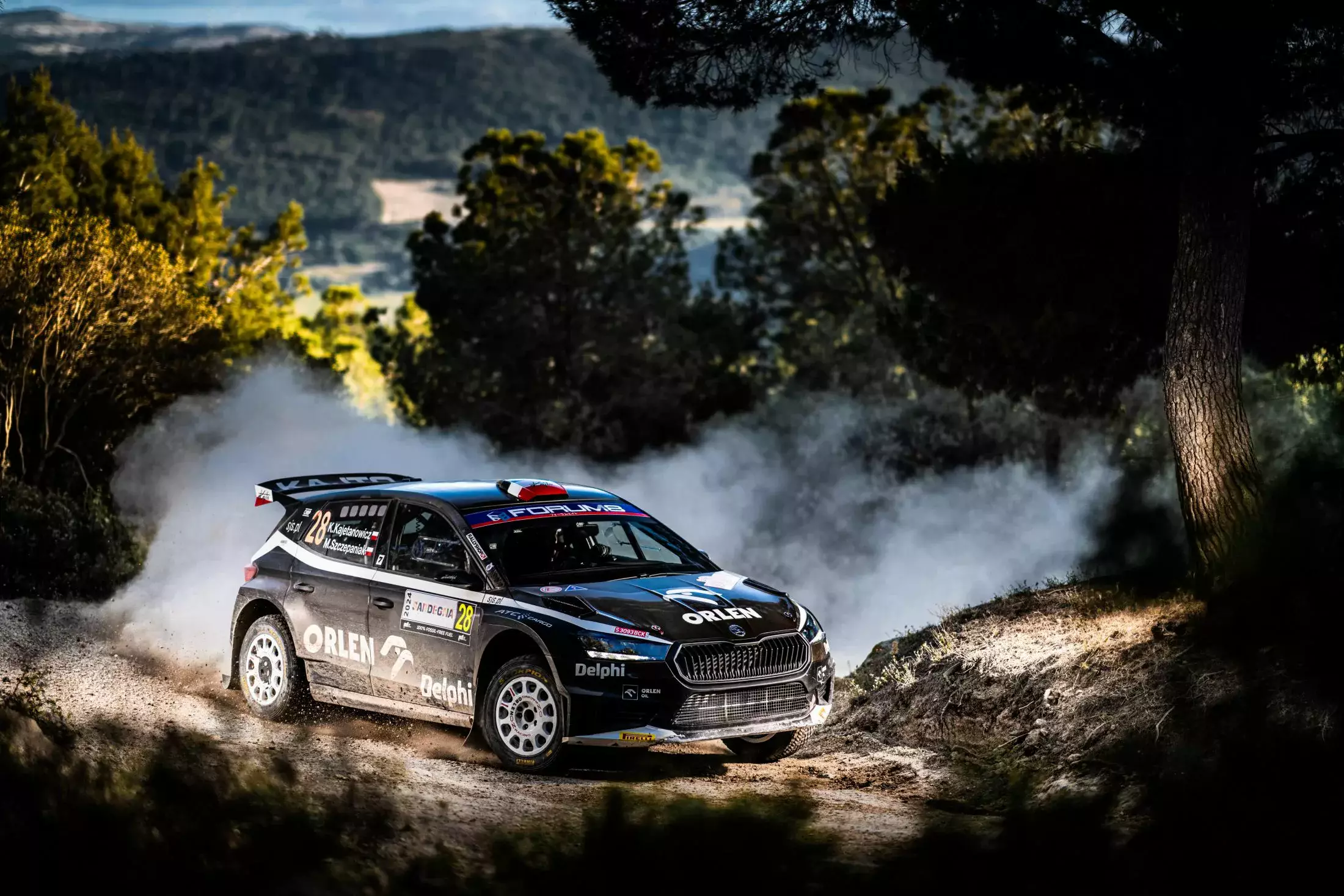 Kajetan Kajetanowicz Maciej Szczepaniak ORLEN Rally Team Rajd Sardynii WRC