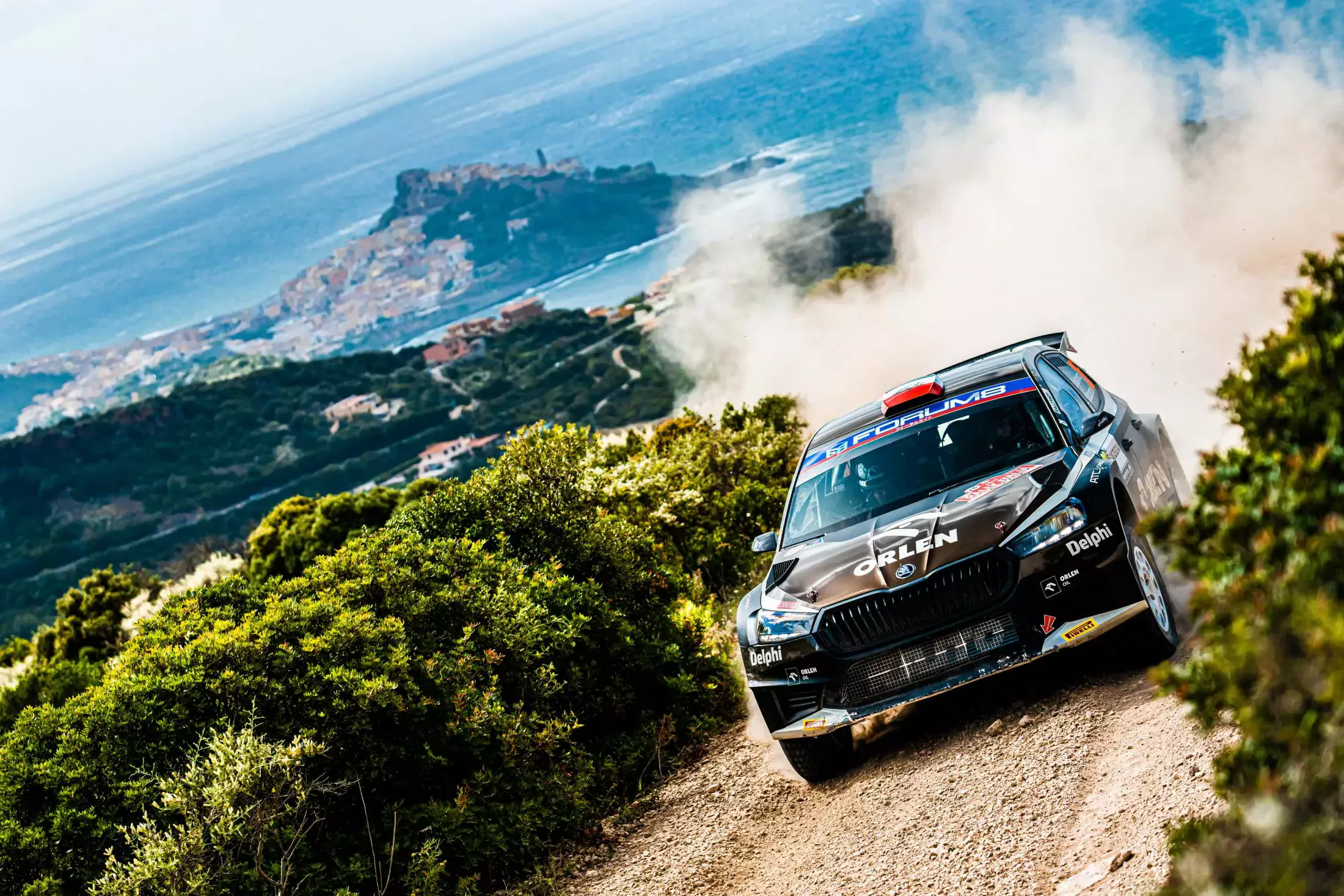 Kajetan Kajetanowicz ORLEN Rally Team Rajd Sardynii WRC Maciej Szczepaniak Ott Tanak