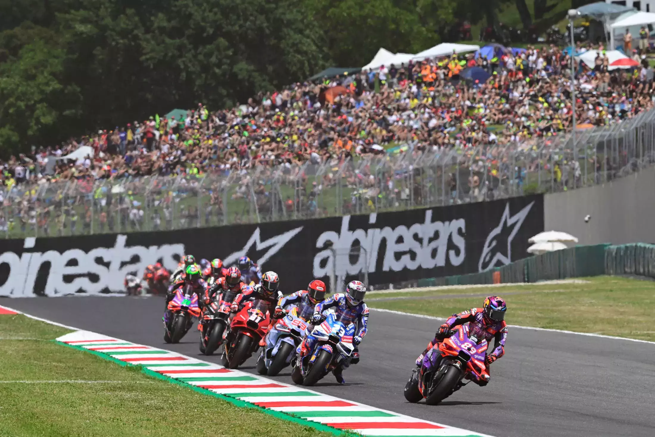 MotoGP Francesco Pecco Bagnaia Jorge Martin Mugello