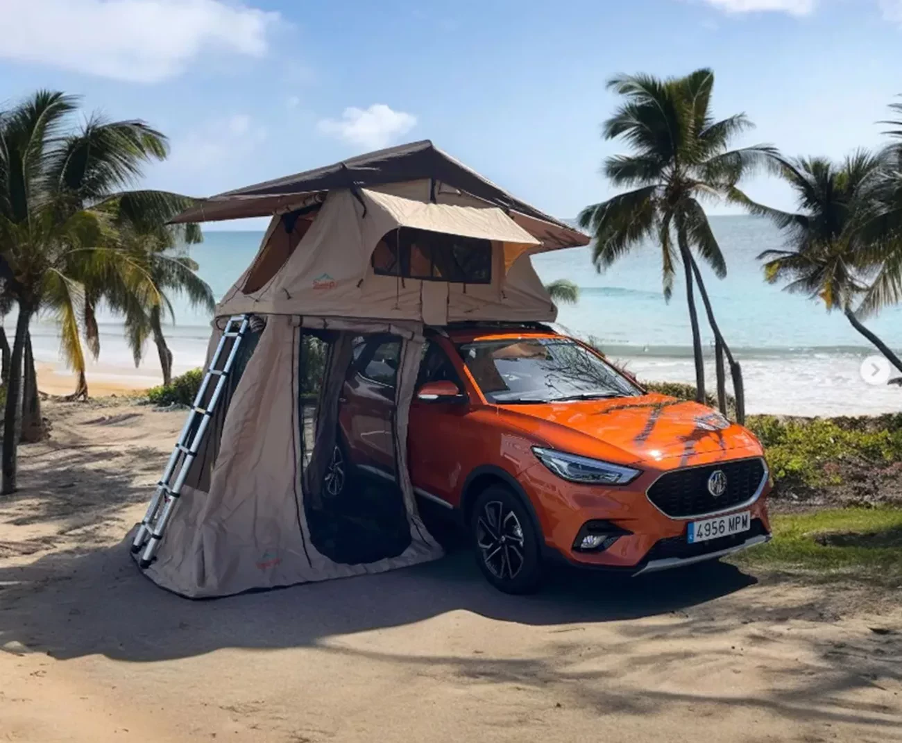 SUV MG ZS jako kamper