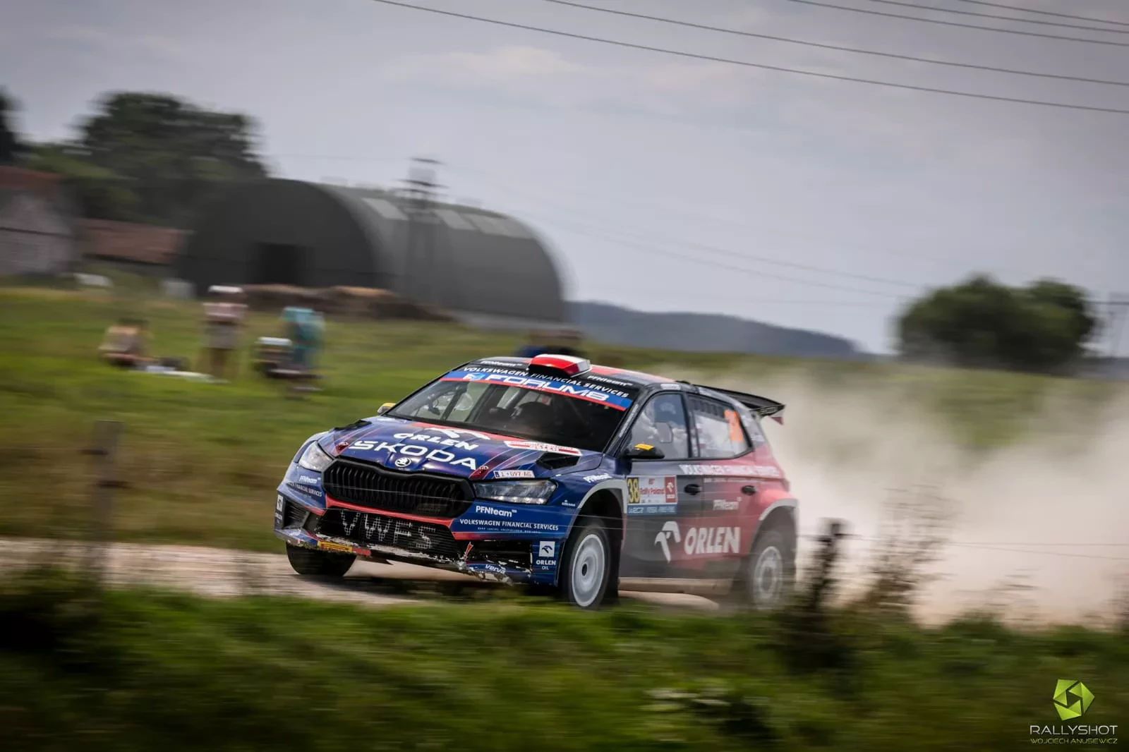 WRC Rajd Polski ORLEN Team Kajetan Kajetanowicz Mikołaj Miko Marczyk