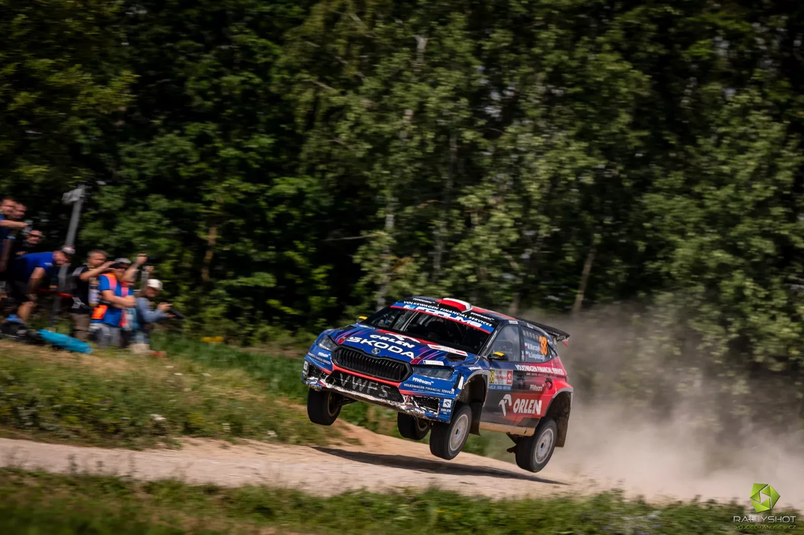 WRC Rajd Polski ORLEN Team Mikołaj Miko Marczyk Kajetan Kajetanowicz