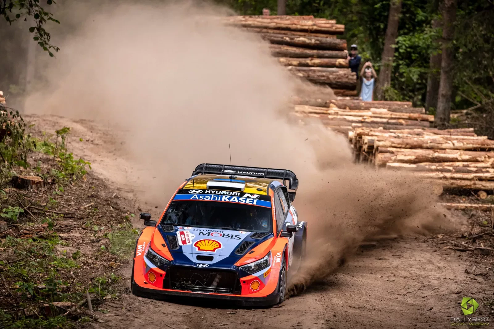 WRC Rajd Polski ORLEN Team Mikołaj Miko Marczyk Kajetan Kajetanowicz
