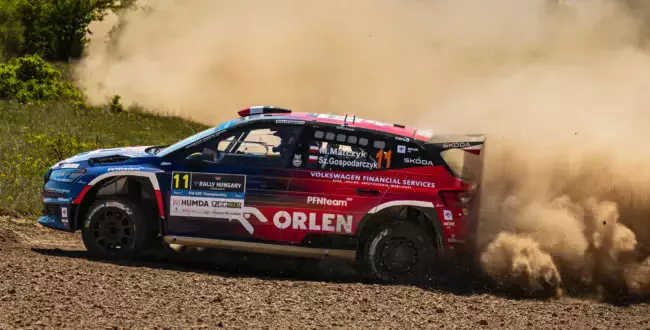 ORLEN 80 Rajd Polski Mikołajki Mazury WRC Kajetan Kajetanowicz Miko Marczyk