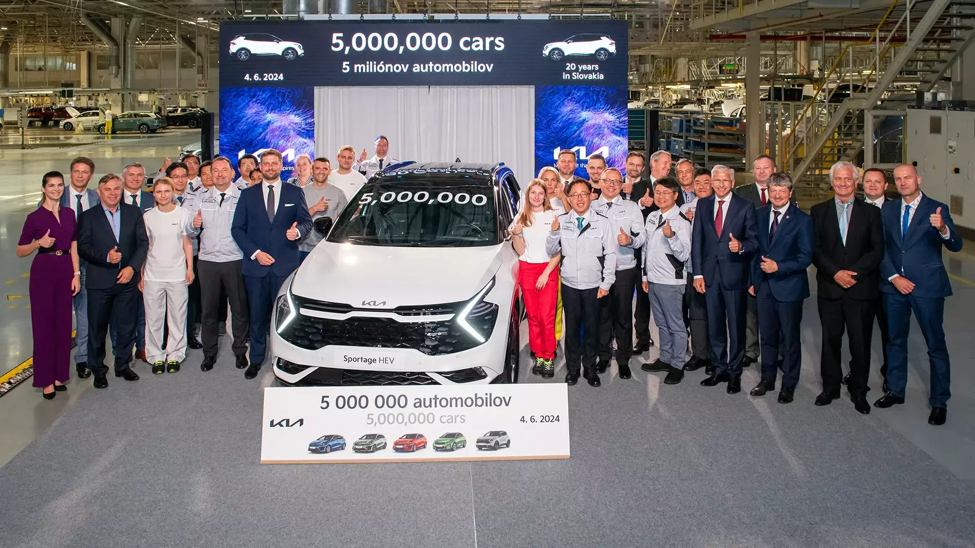 Kia Sportage / 5 mln samochodów w fabryce na Słowacji