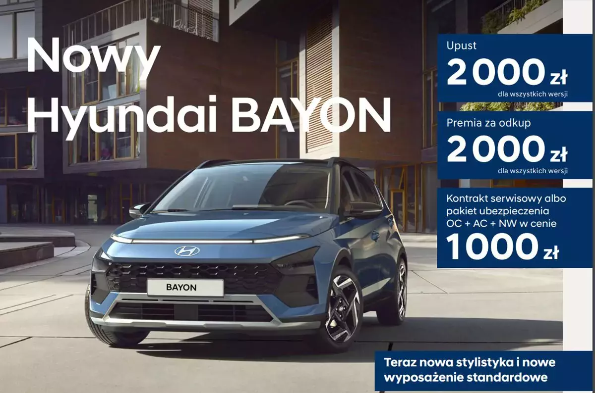 miejski suv Hyundai Bayon 2025