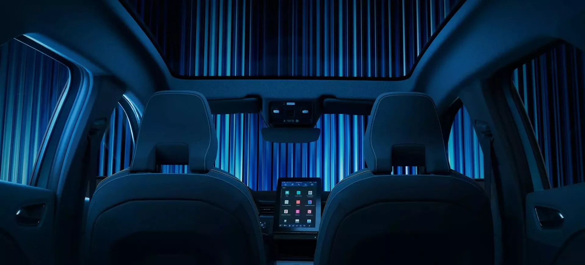 wnętrze hybrydowego Renault Symbioz